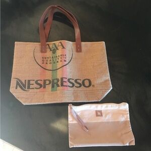 Nespresso Tote and Pouch Set